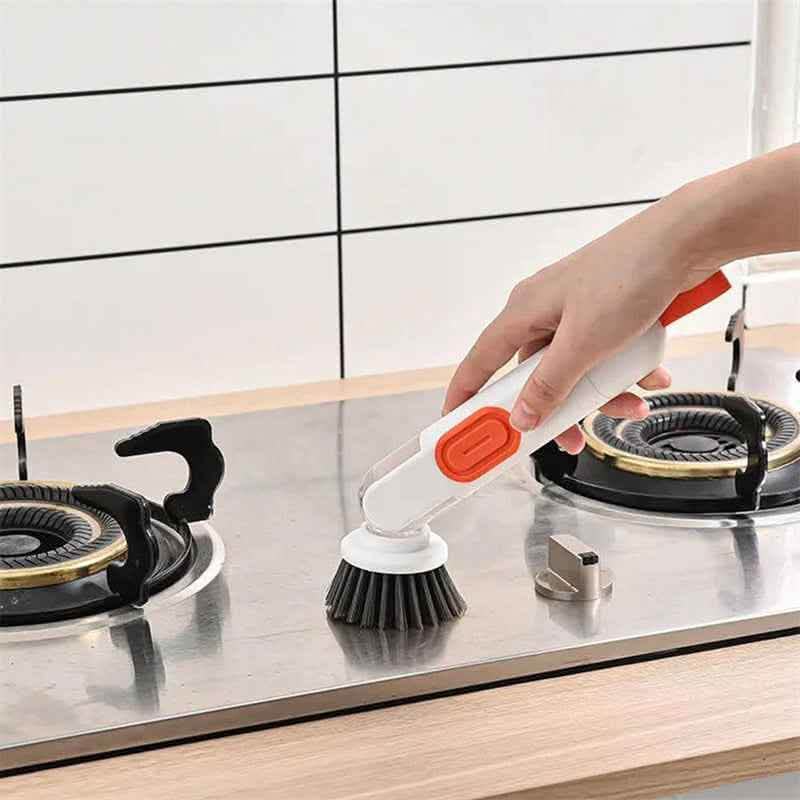 Elite Multi-Function Cleaning Brush - Liquid Dispenser System - Vezir