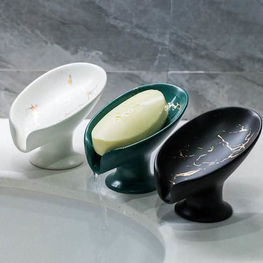 Luxury Ceramic Soap Dish - Drain Box Storage Container - Vezir