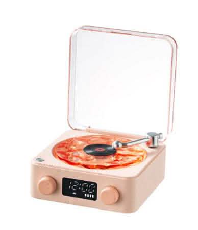 Retro Turntable Speaker - Bluetooth Vinyl Record Player RGB - Vezir