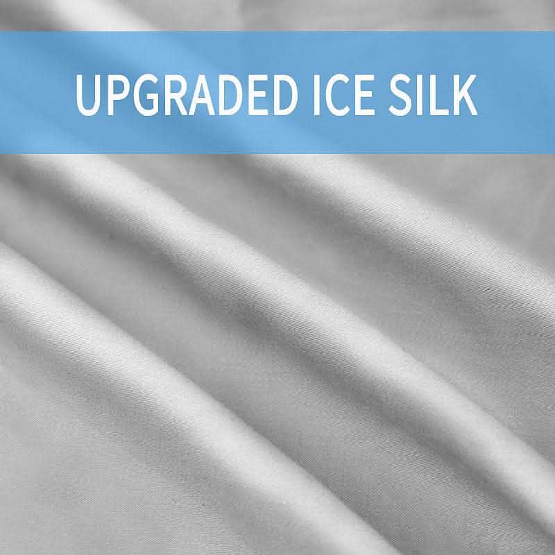 U-Shape Maternity Pillow - Summer Ice Silk Pregnancy Support - Vezir