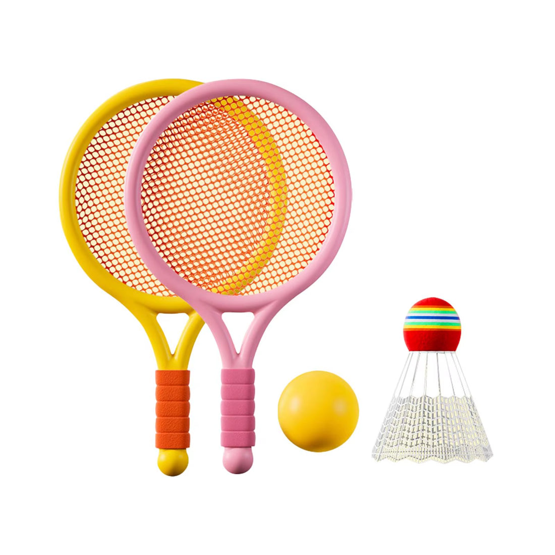 Children Badminton Tennis Set Sports Durable Tennis Racket for Kids for Play Beginner Players Beach Toys Indoor Outdoor Boys