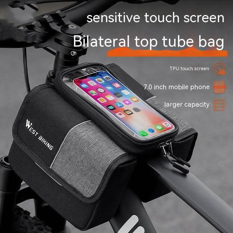 Bilateral Touch Screen Saddle Bag - Cycling Storage Solution - Vezir