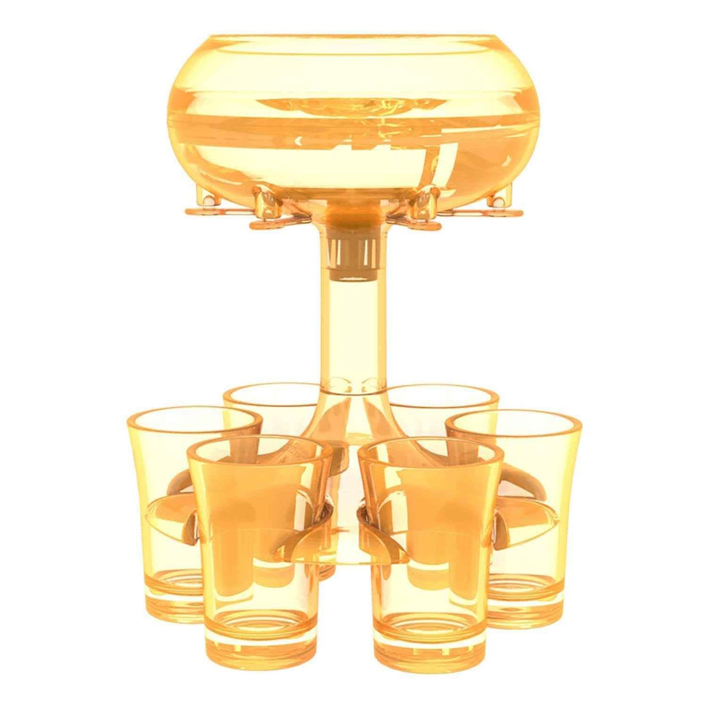 Elite 6-Shot Glass Dispenser - Professional Bar Party System - Vezir