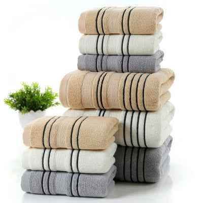 Pure Cotton Bath Towel - Household Luxury Absorbent Towel - Vezir