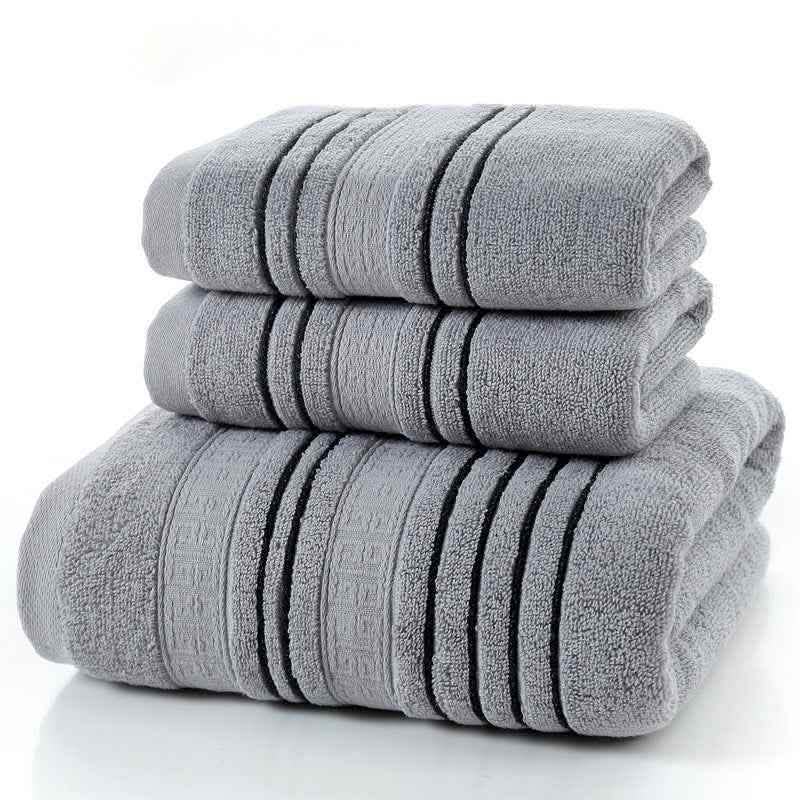 Pure Cotton Bath Towel - Household Luxury Absorbent Towel - Vezir