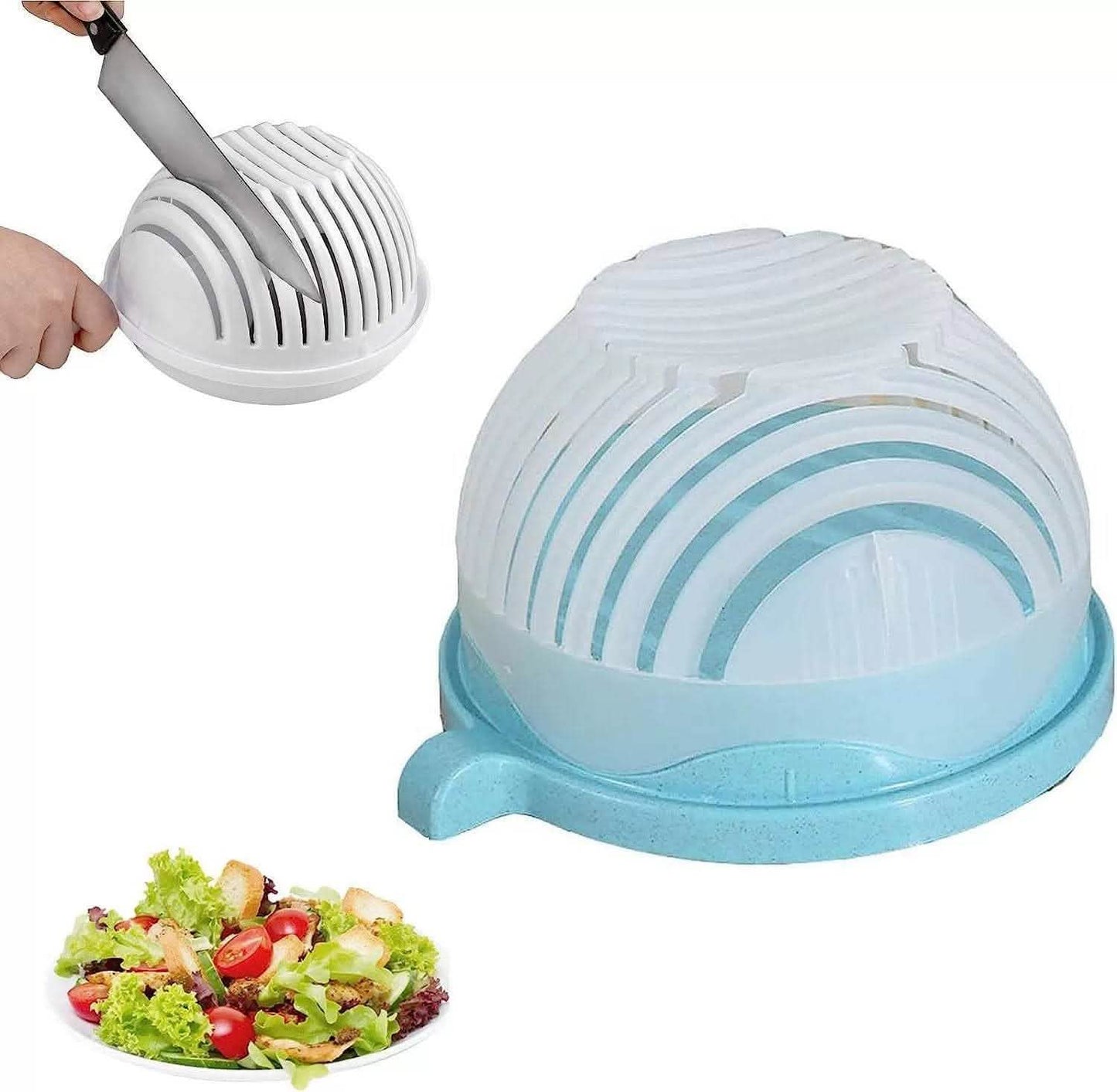 Creative Salad Cutter - Fruit Vegetable Chopping Tool - Vezir