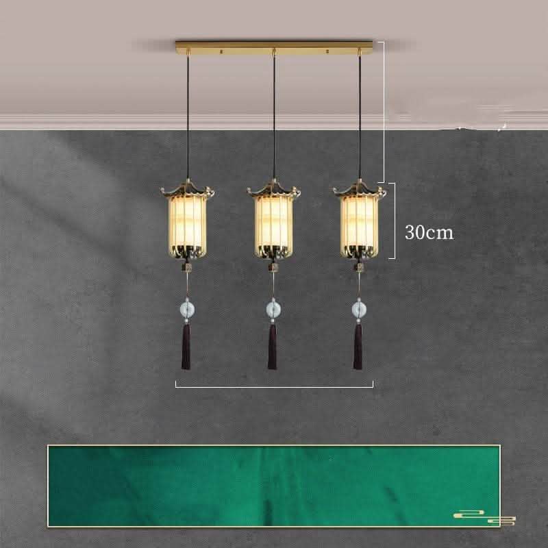Zen Hanging Wire Bedside Lamp - Chinese Minimalist Design - Vezir