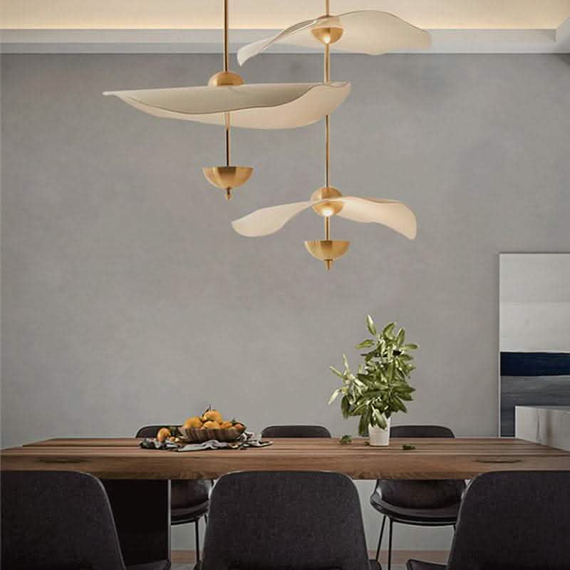 Acrylic Lotus Leaf Chandelier - Modern Window Light Fixture - Vezir