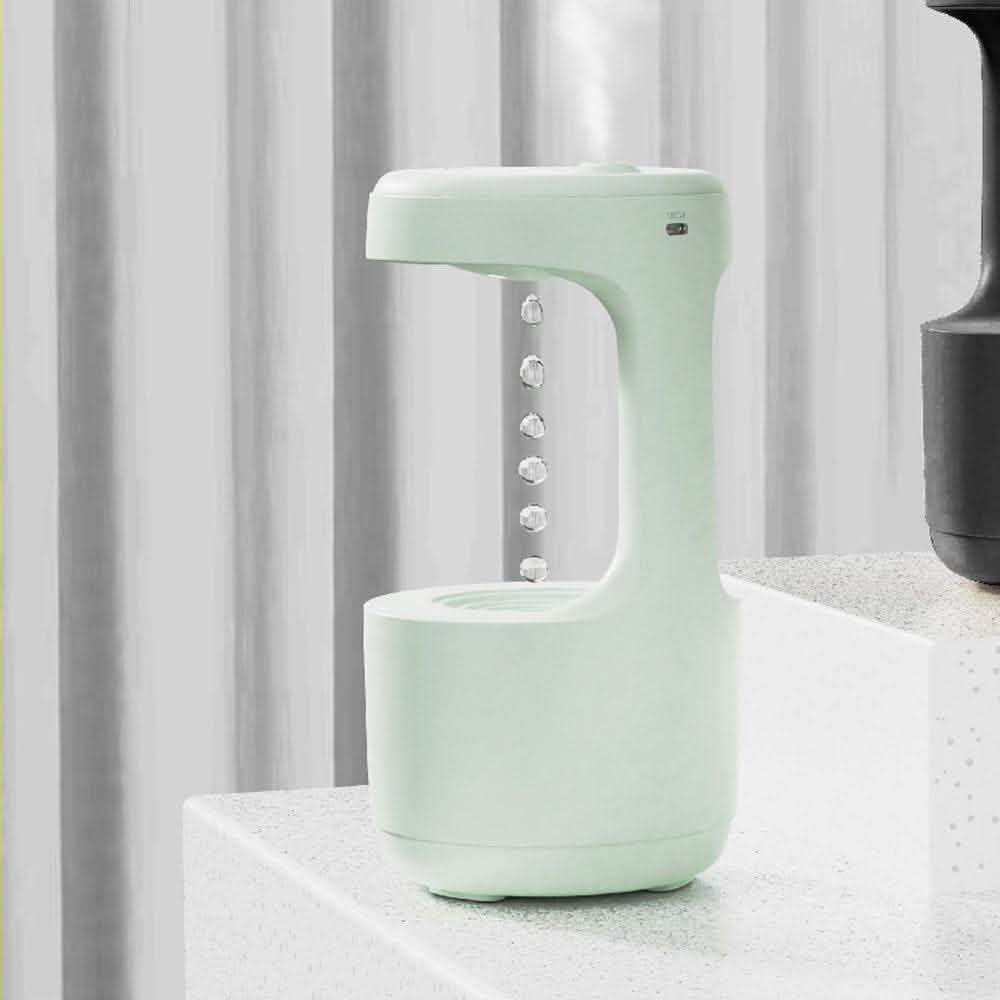 Anti-Gravity Humidifier - Bedroom Clock Water Drop Diffuser - Vezir