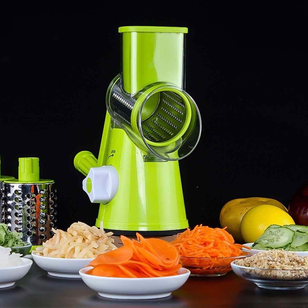 Round Mandoline Slicer - Vegetable Cutter Julienne Grater - Vezir