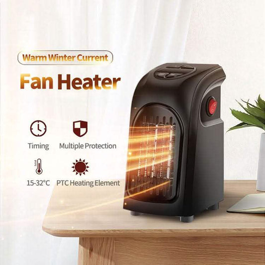 Mini Winter Air Heater - Electric Room Wall Ceramic Fan - Vezir