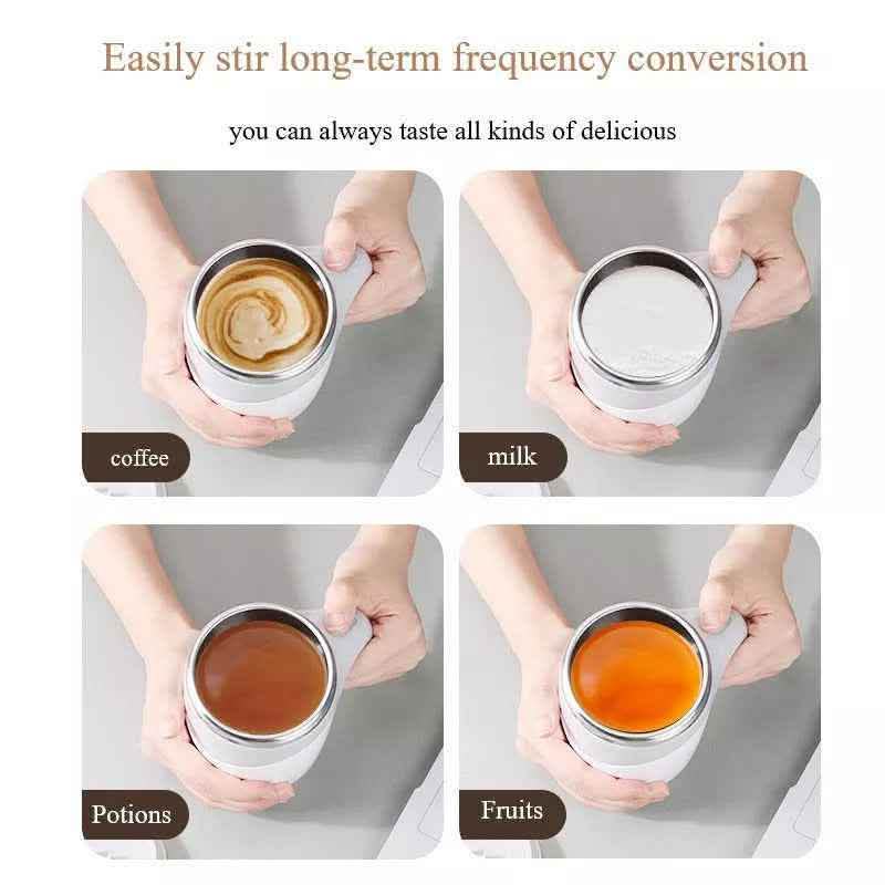 Rechargeable Automatic Stirring Cup - Electric Coffee Mug - Vezir