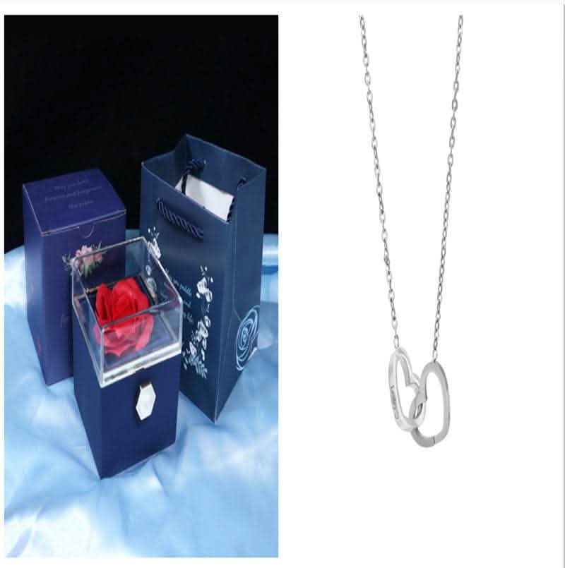 Rotating Rose Gift Box - Soap Flower Valentine's Day Present - Vezir