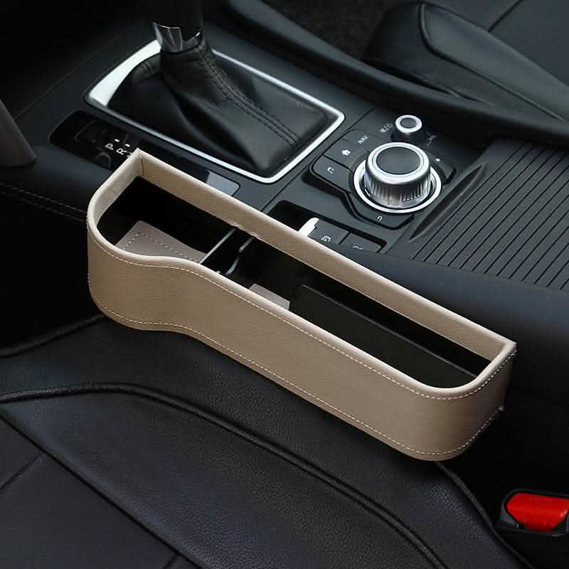 Car Storage Box - Leather Plastic Organizer Container - Vezir