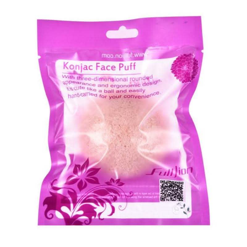 Konjac Face Sponge - Natural Facial Cleansing Exfoliator - Vezir