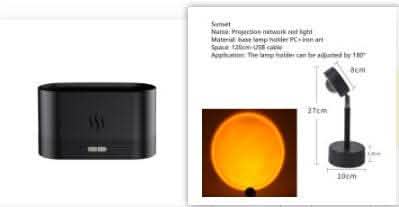 Flame Light Aroma Diffuser - Mist Humidifier with Auto-Off - Vezir