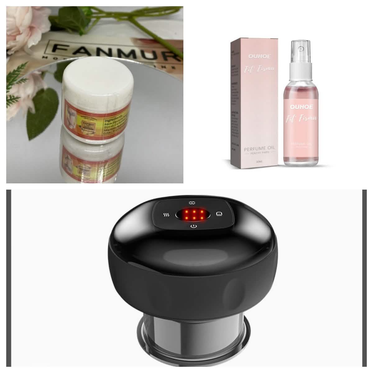 Electric Vacuum Cupping Massager for Anti-Cellulite Therapy