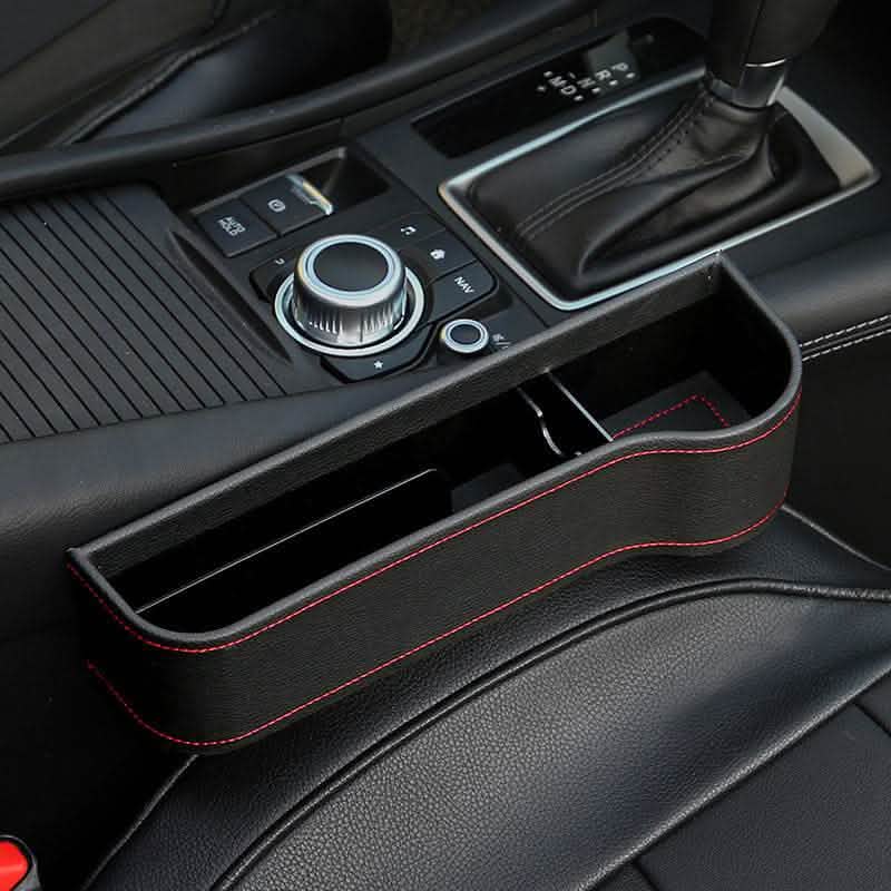 Car Storage Box - Leather Plastic Organizer Container - Vezir