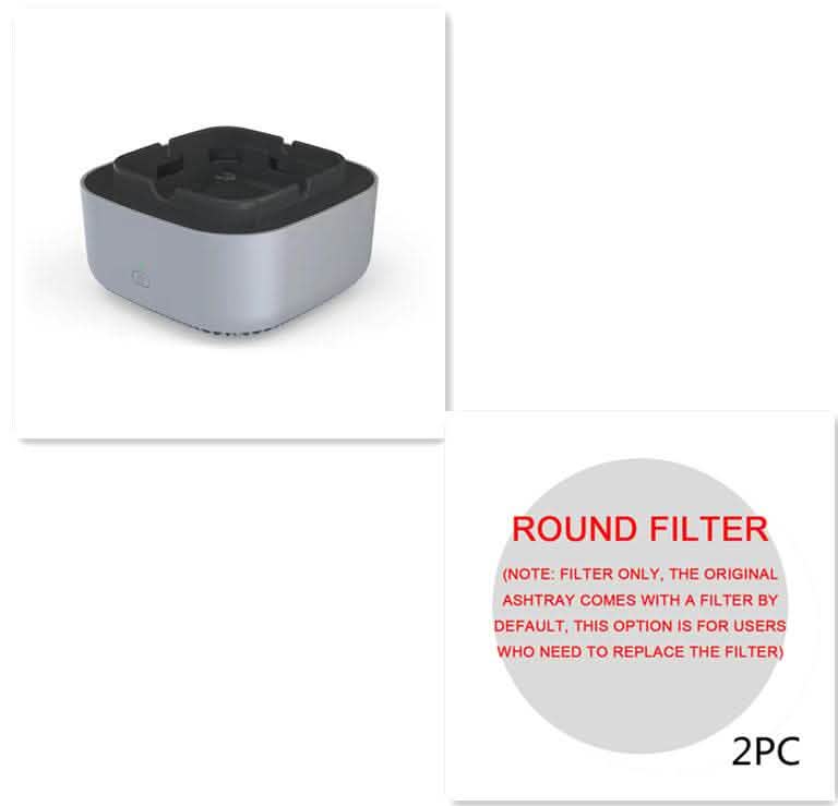 Smart Air Purifying Ashtray - Smoke Removal & Anion Technology - Vezir