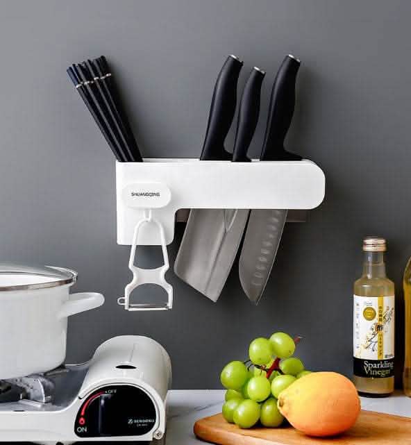 Kitchen Knife Rack - Magnetic Knife Storage Organizer - Vezir