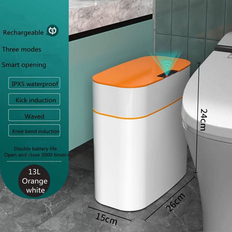Smart Automatic Trash Can - Induction Lid Storage Box - Vezir