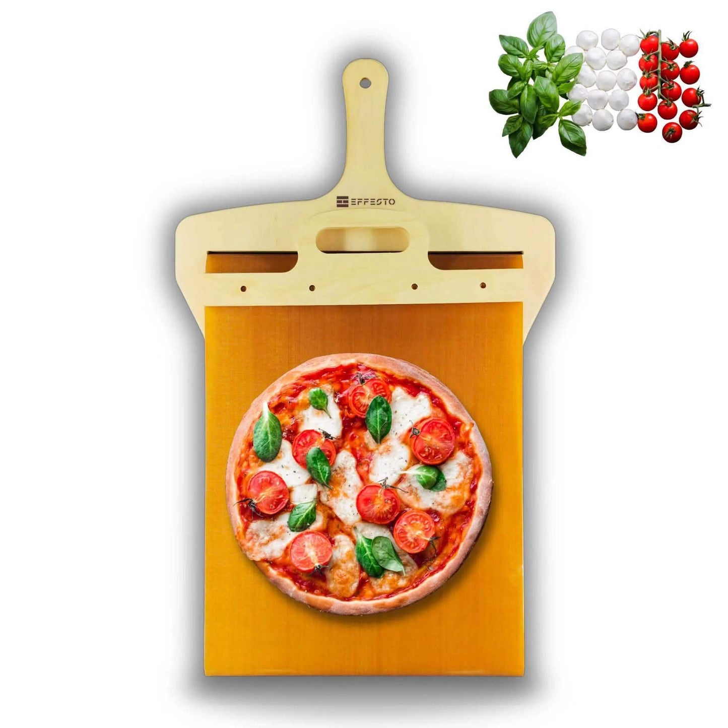 Sliding Pizza Shovel - Non-Stick Cutting Board Transfer Tool - Vezir