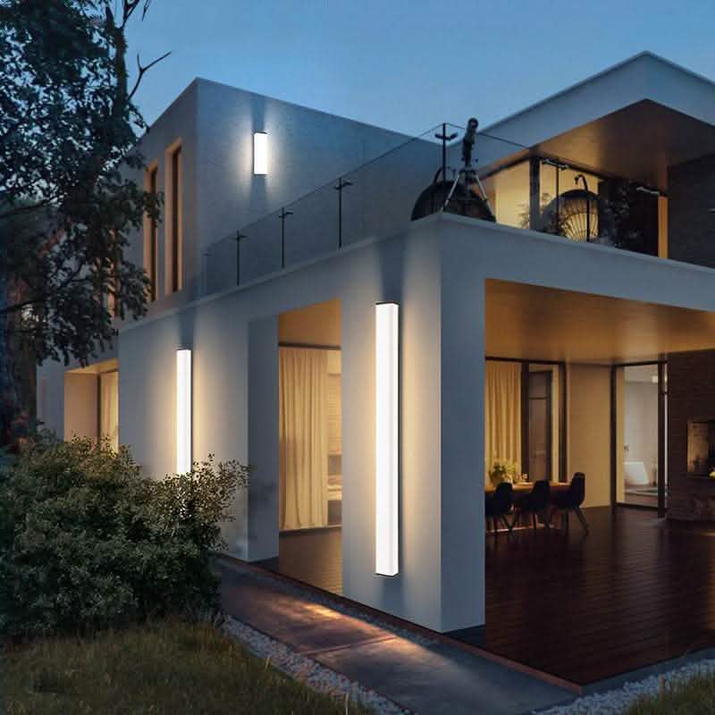 Waterproof LED Strip Wall Light - Outdoor Security Lighting - Vezir