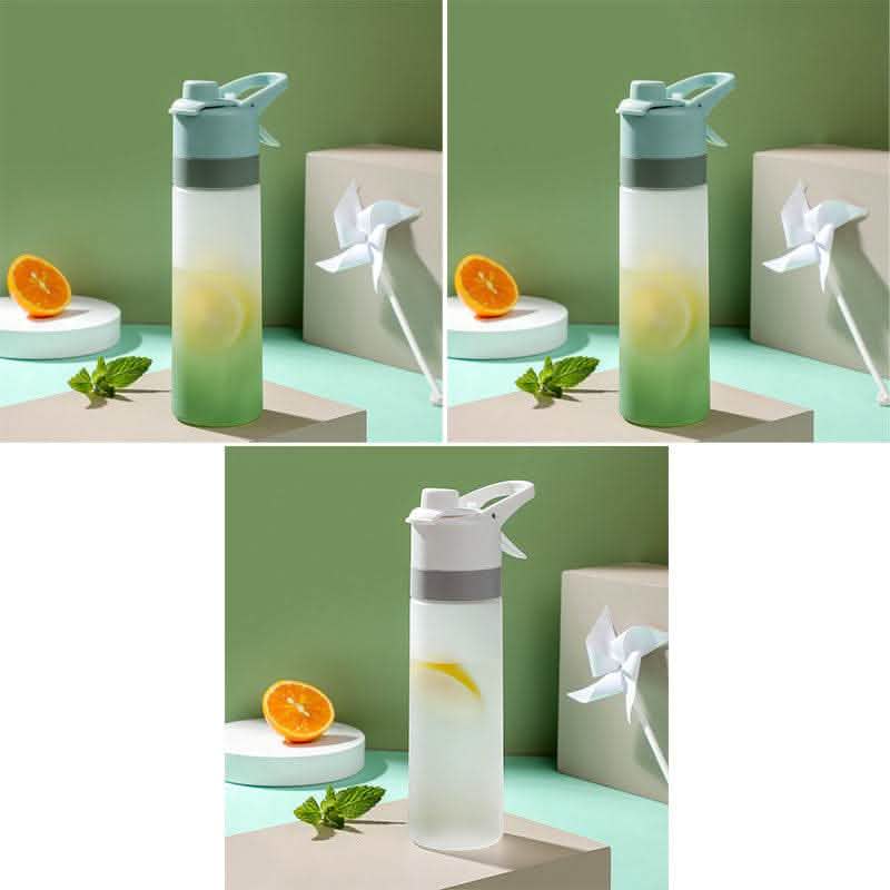 Spray Water Bottle - Large Capacity Outdoor Sports Fitness Cup - Vezir