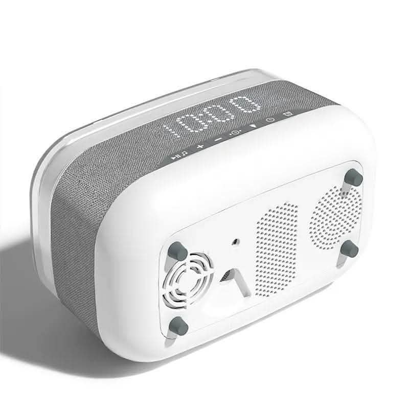 Smart Multifunctional Alarm Clock - Bluetooth Speaker Wireless Charger - Vezir