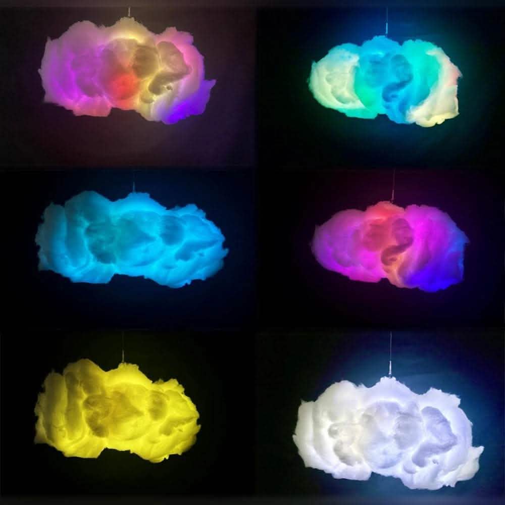 Smart USB Cloud Light - APP Control 3D RGBIC Lightning Bedroom - Vezir