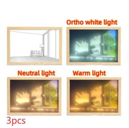 Illuminated LED Picture Light - Sunshine Simulation Night Lamp - Vezir