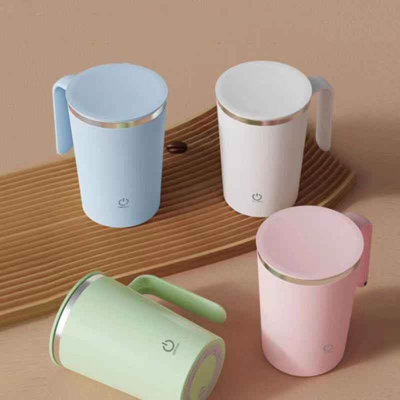 Electric Mixing Coffee Cup - Automatic Stirring Magnetic Mug - Vezir