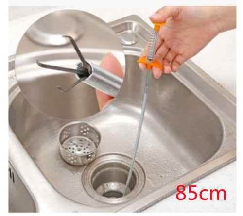 60CM Drain Clog Remover - Spring Pipe Dredging Tool - Vezir