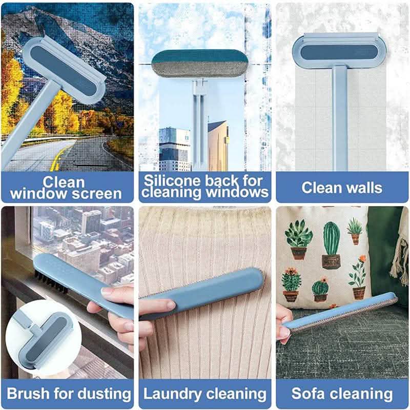 4-in-1 Hair Removal Brush - Pet & Window Screen Cleaner - Vezir