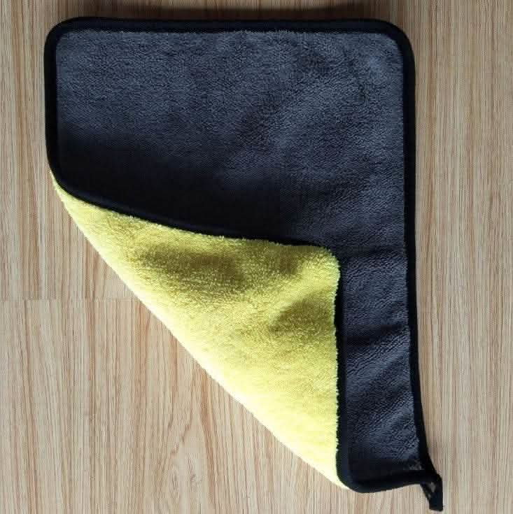 Dual-Sided Car Wash Towel - Microfiber Cleaning Cloth - Vezir