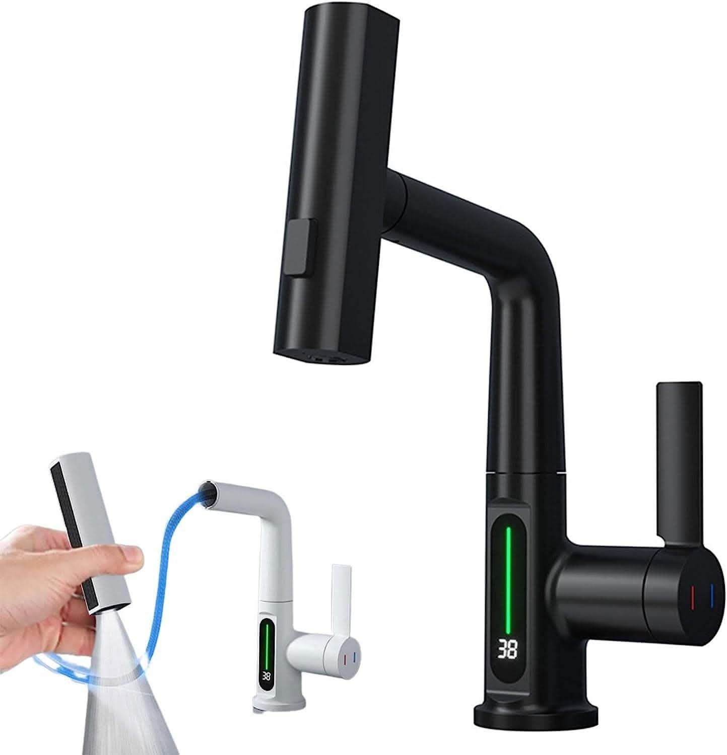 Smart Digital Display Faucet - Temperature Control Basin Tap - Vezir