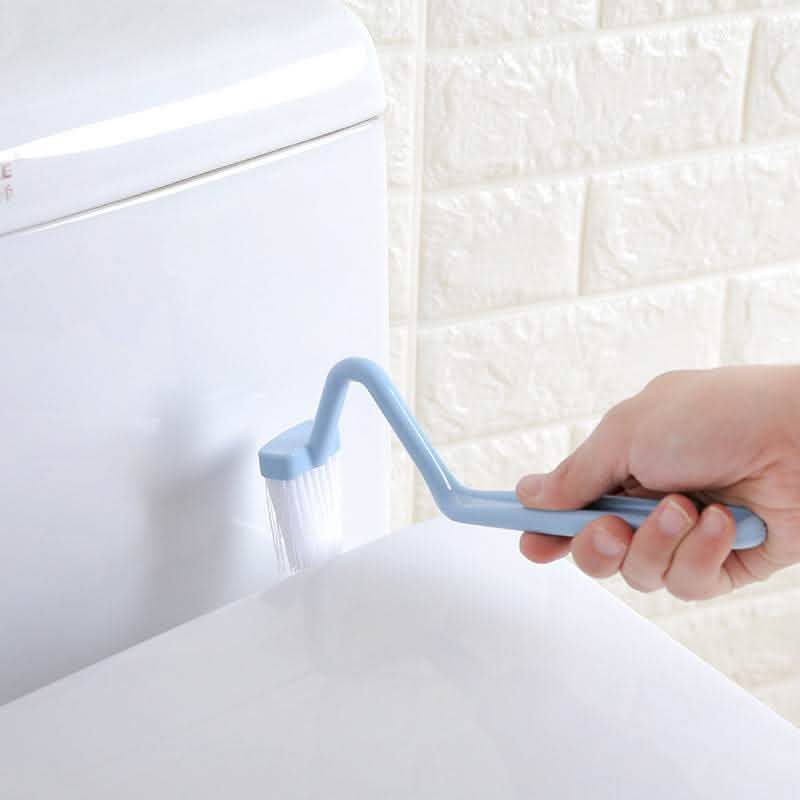 Curved Toilet Brush - Long Handle Gap Cleaning Tool - Vezir