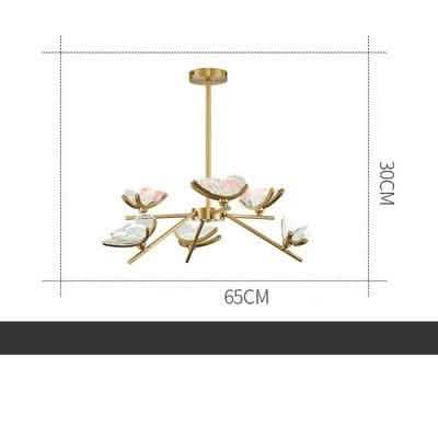 Luxury All-Copper Chandelier - Modern Living Room Statement - Vezir