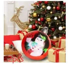 60CM Inflatable Christmas Ornament Ball - Giant PVC Decoration - Vezir