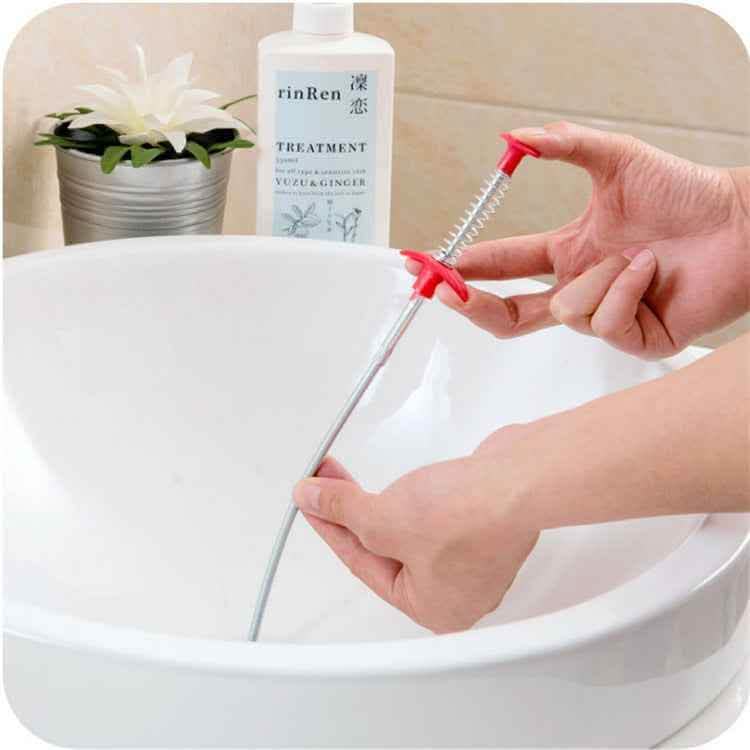 60CM Drain Clog Remover - Spring Pipe Dredging Tool - Vezir