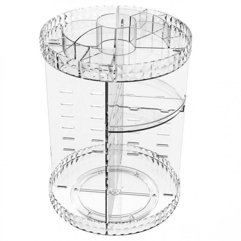 Rotating Cosmetics Storage Rack - Large Capacity Organizer - Vezir