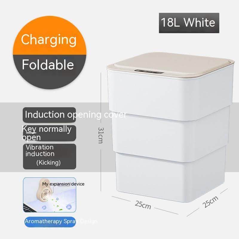 Smart Automatic Trash Can - Induction Lid Storage Box - Vezir