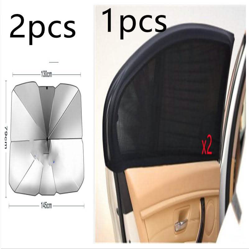 Car Sun Visor - Heat-Insulating Front Windshield Shade - Vezir