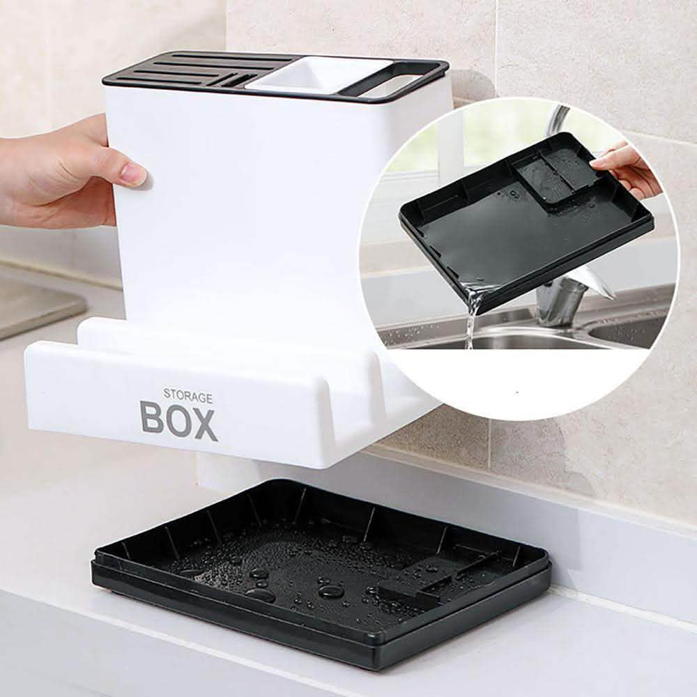 Kitchen Storage Rack - Tableware Knife Organizer Cabinet - Vezir