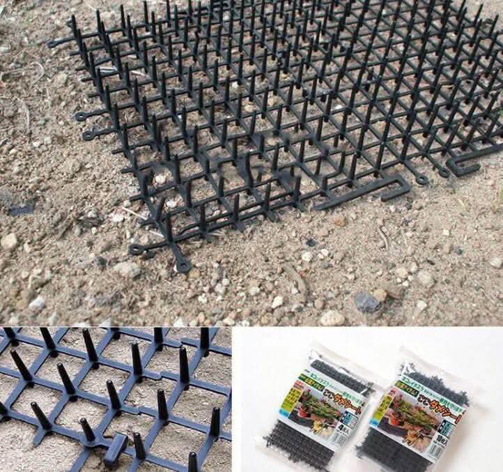 Garden Cat Scat Mat - Pet Deterrent Spike Protection - Vezir