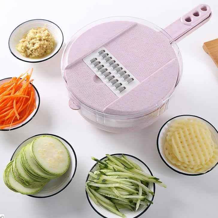 Elite 8-in-1 Mandoline Slicer - Professional Culinary System - Vezir