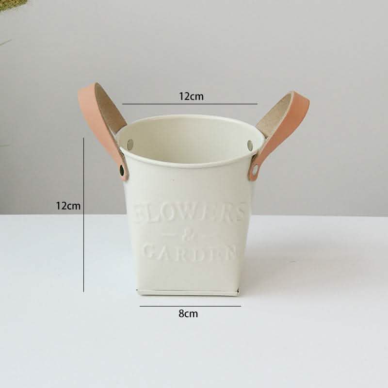 Metal Letter Pots - Home Garden Decorative Planters - Vezir