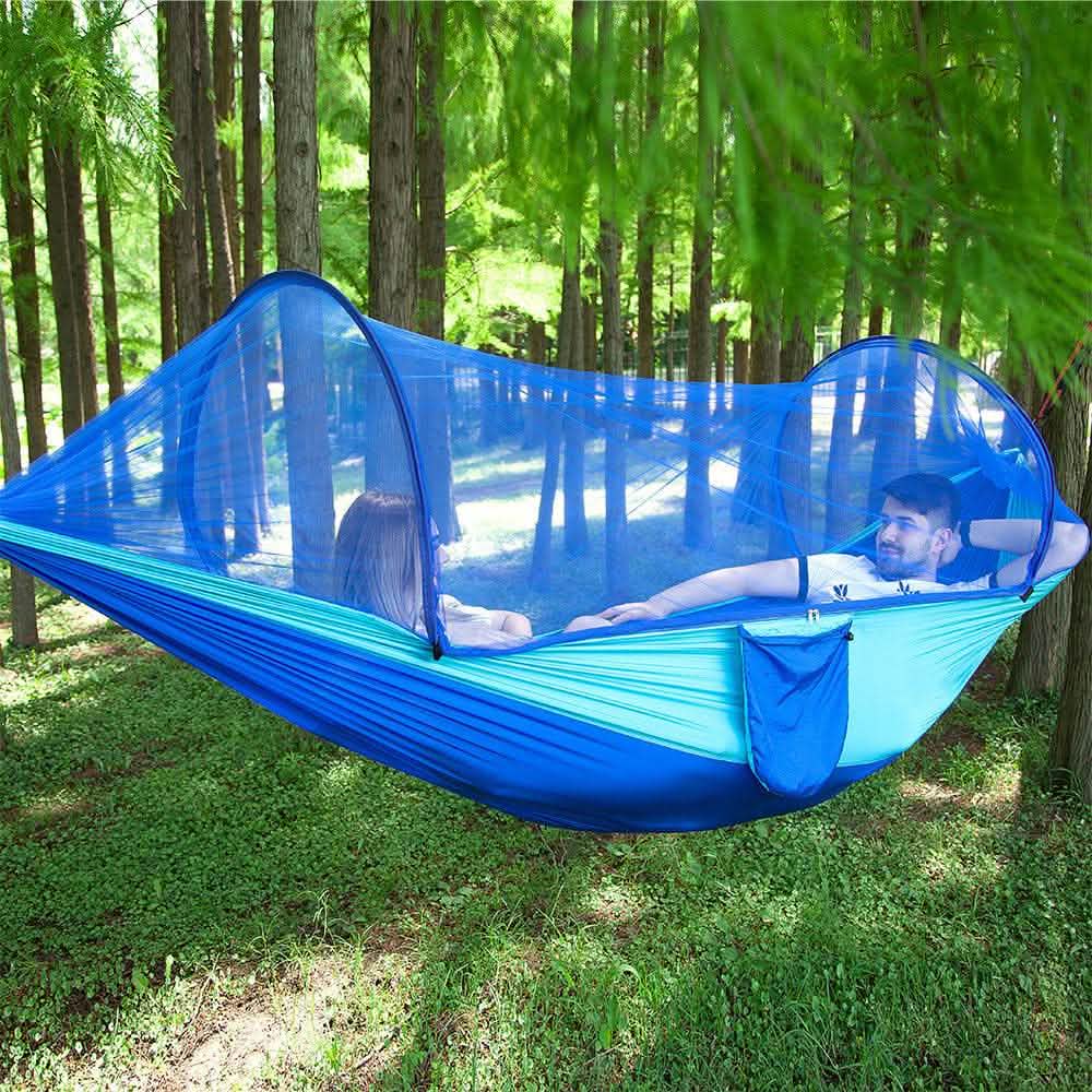 Automatic Quick-Opening Hammock - Mosquito Net Camping Bed - Vezir