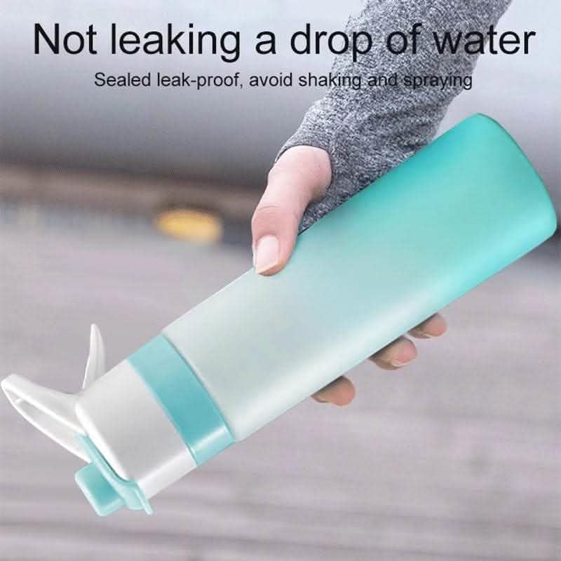Spray Water Bottle - Large Capacity Outdoor Sports Fitness Cup - Vezir