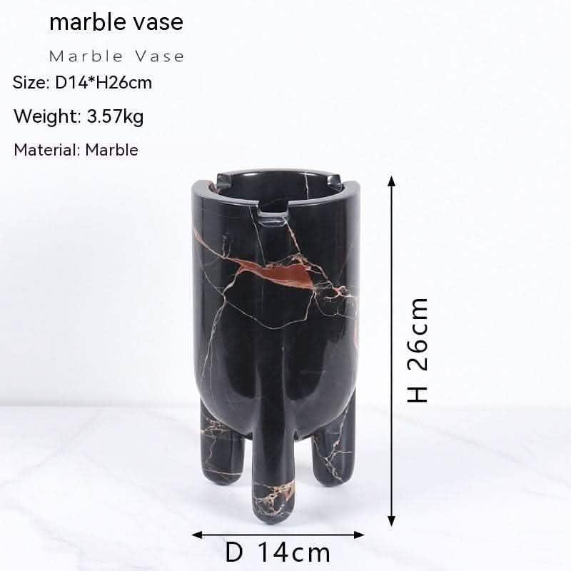 Marble Hydroponic Plant Vase - Luxury Home Decoration - Vezir